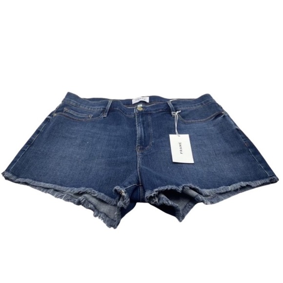 FRAME Le Cut Off Denim Jean Shorts in Williams - Picture 6 of 10